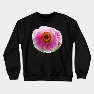 Large Pink Poppy Crewneck Sweatshirt